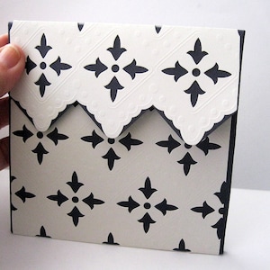 8 CD/DVD covers jackets Envelopes black with ivory lace overlay card CD Event Video Disk Cases Covers Photo disk 5 in square envelopes