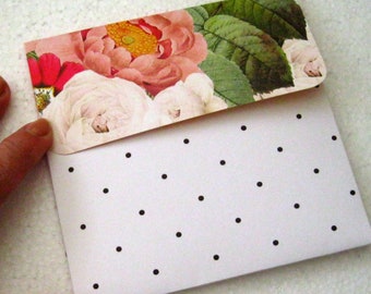 8 CD/DVD Envelopes White and floral CD Event Video Disk Covers Photos disk presentation envelopes Photographer square envelope Wedding Event