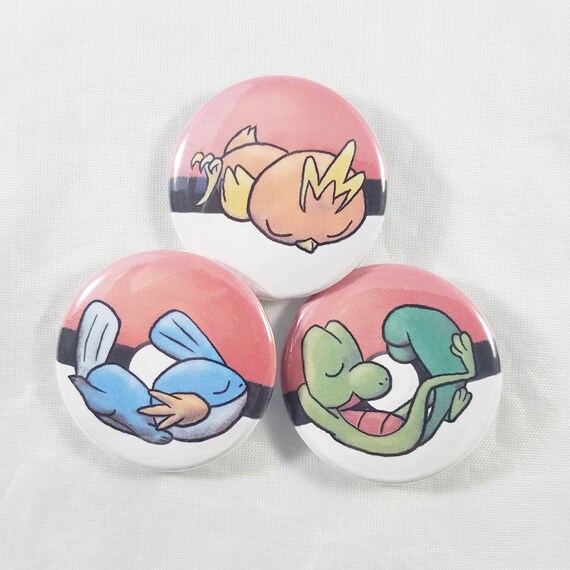 Hoenn Starter Pins