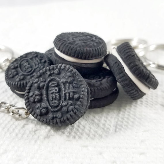 Oreo Cookies And Cream Cookie Charm Handmade Polymer Clay Etsy