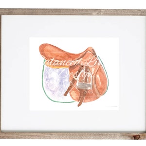 English Saddle Wall Art