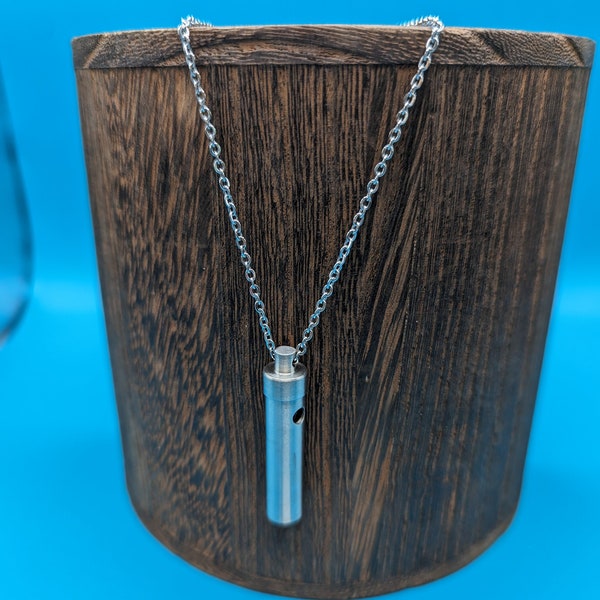 Men's, Boy's, Unisex Stainless Steel Essential Oil/Aromatherapy Necklace