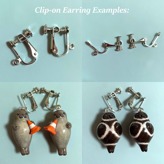 Calico Cat Earrings, Kawaii Cat Jewellery, Polymer Clay Pet
