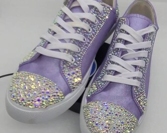 metallic purple shoes