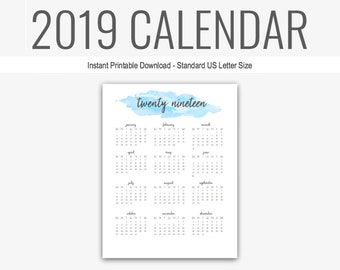 year at a glance etsy
