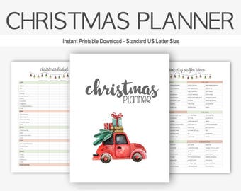 2022 Christmas Planner: Home Management, Organization, Holiday Planner, Christmas Gift, Christmas Dinner, Meal Planner, Christmas Organizer