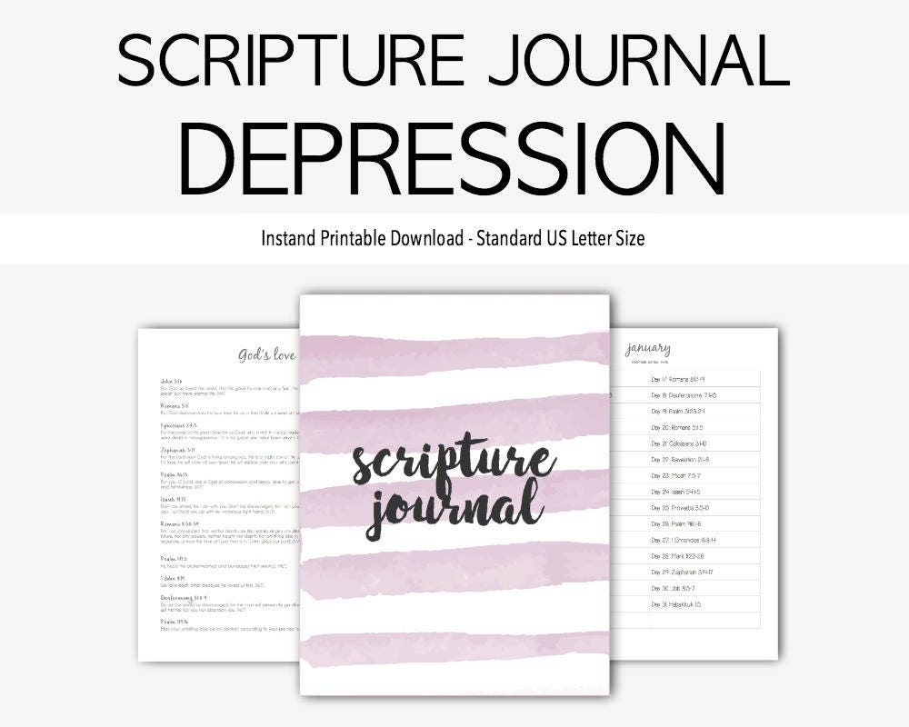 Scripture Journal Depression Bible Verses Christianity Etsy scripture-journal-depression-bible-verses-christianity-etsy
