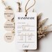 PRINTABLE Price Tags for Handmade Items, Hang Tag Clothing Label, Price Size Care Card, Product ...