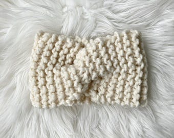 Beginner Knit Headband Pattern: Bulky Winter Earwarmer (PDF Pattern)