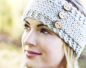 KNITTING PATTERN Headband / Ear Warmer - Cozy Winter Fashion Accessory, PDF Instant Download