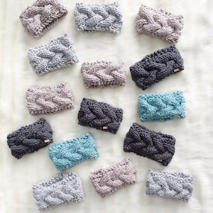 Einfaches Stirnband Strickmuster für Frauen Gemütliches Ohrwärmer Strickstirnband Muster Winter Accessoire DIY handgemachtes Feiertagsgeschenk für ihre Freunde