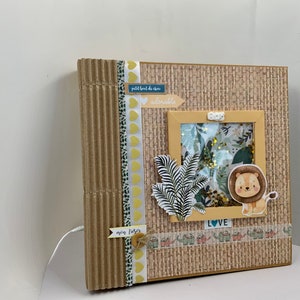 Álbum de fotos scrapbooking animales de la selva 50 fotos de bebé