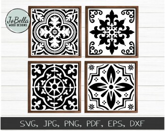 Tile Svg Bundle Svg Bundle Tile Svg Tile Printable Tile Etsy