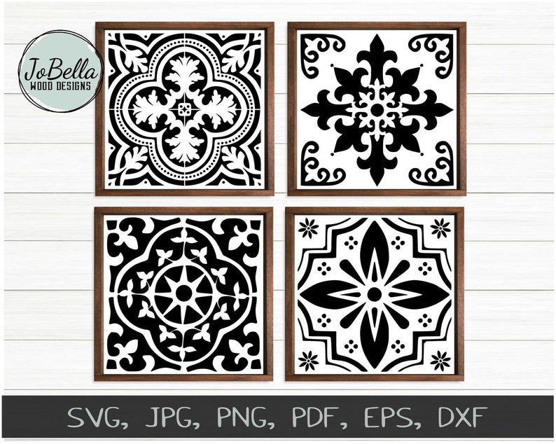 Tile Svg Bundle Tile Svg Tile Printable Tile Stencil Svg Floor Tile Svg Spanish Tile Tile Sublimation Png Tile Art Kitchen Tile
