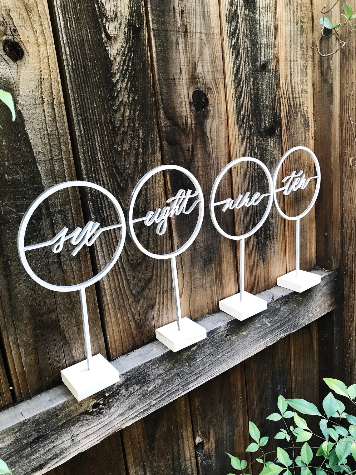 Anna - Circle Table Numbers - Etsy Australia