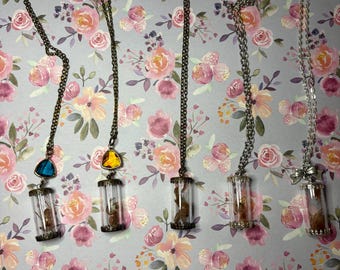 Tarantula molt pendants