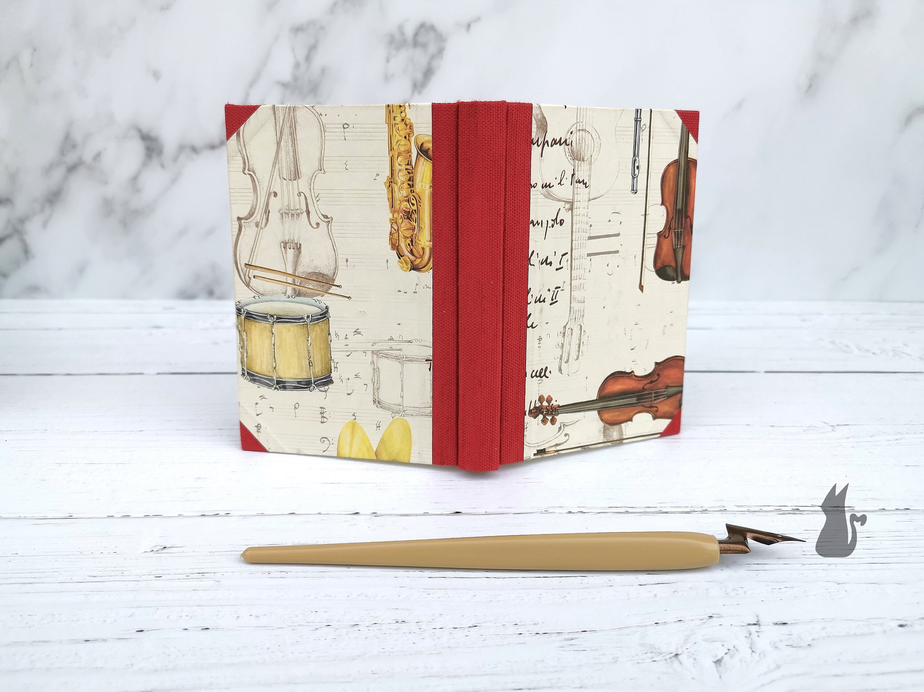 Custom Pocket Diary no lines Music&instruments journal and Etsy