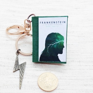 Sleutelhanger Custom Book Frankenstein, Mary Shelley, Libretti Sleutelhanger