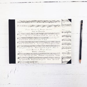 Pentagrammate Notebook, Music Diary, Gift for Musicians