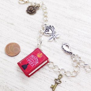 Braccialetti Libro Fantasma dell'Opera, Bracciali Personalizzati, Regalo maestre