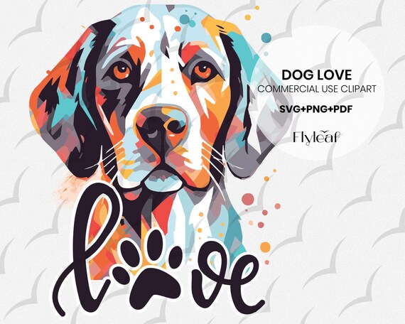 Dog Love SVG, Dog Lover Tshirt Design, Digital Download T Shirt PNG, Groovy  Sublimation, PNG for Shirts, Dog Mom, Love My Dog Svg File - Etsy