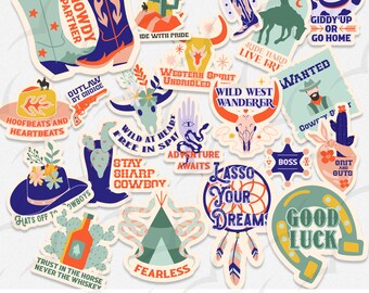 Westerse png bundel, Cowgirl digitale stickers SVG bundel, Cowboy svg sublimatie png, westerse T-shirt, koe schedel SVG, wilde westen stickers