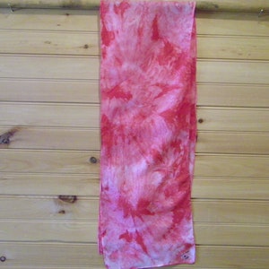 Hand painted silk scarf