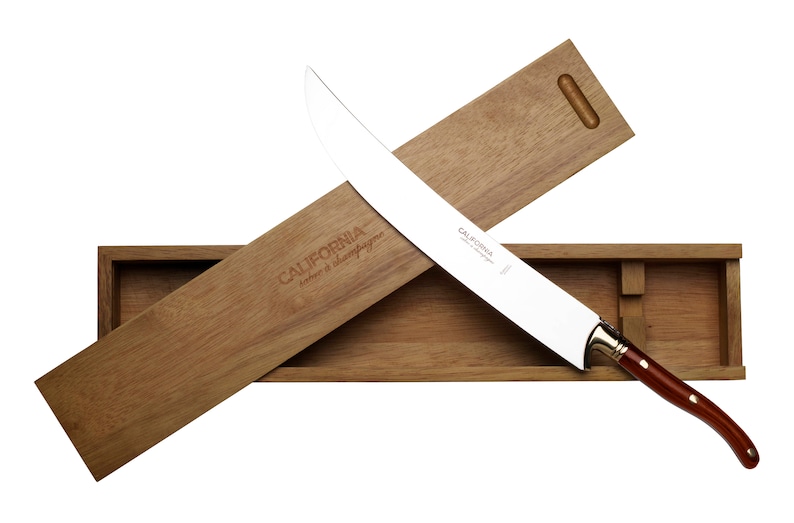 Rose Wood Champagne Saber Engraved - Sabering Champagne - Champa Rose Wood Champagne Saber Engraved - Sabering Champagne - Champa