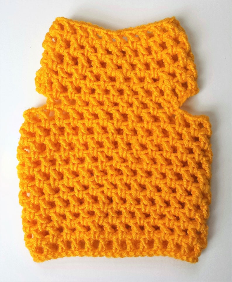 Yellow dog vest small dog sweater girl dog sweater Etsy