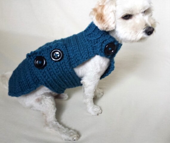 crochet dog sweater