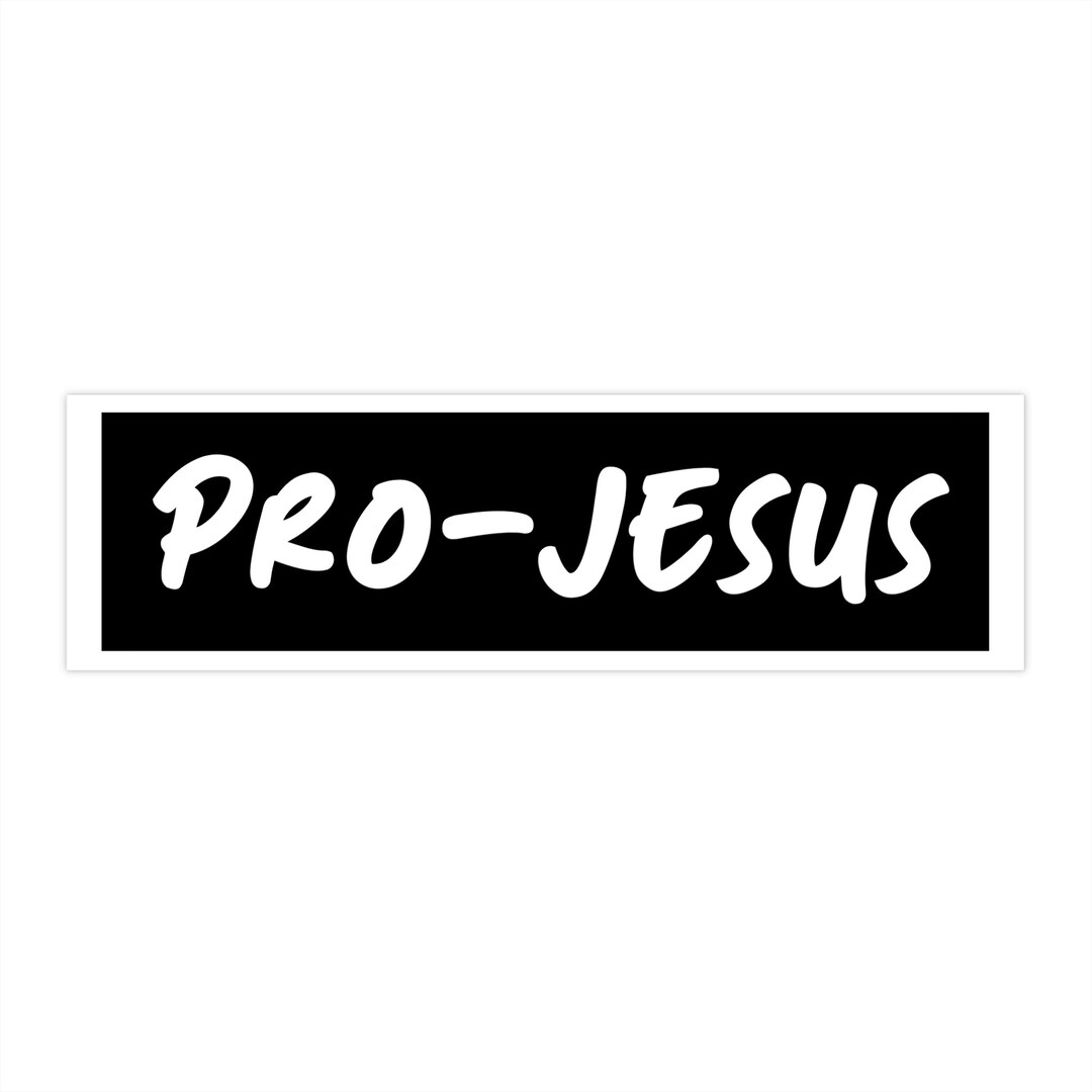 Jesus God Christian Bumper Sticker Etsy