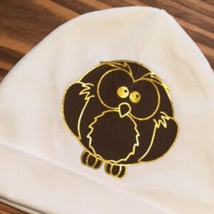 Owl Infant Caps / Personalized Infant Hat /newborn Cap/ - Etsy