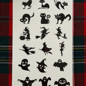Halloween Temporary Tattoos, Gift & Treat Bag Tattoo /Halloween Party / Free Shipping