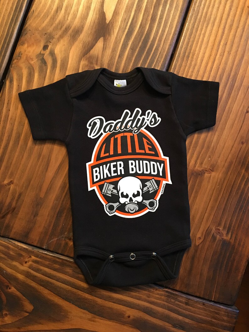 Daddy's Little Biker Buddy ONESIE® / Motorcycle Baby / Etsy