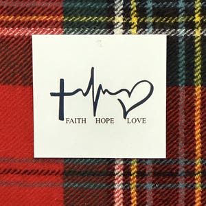 Faith Hope Love Temporary Tattoo, Valentines Heart Tattoo Free Shipping