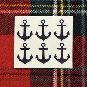 Anchor Temporary Tattoo Set, Navy/Nautical/Custom Tattoos, Free Shipping
