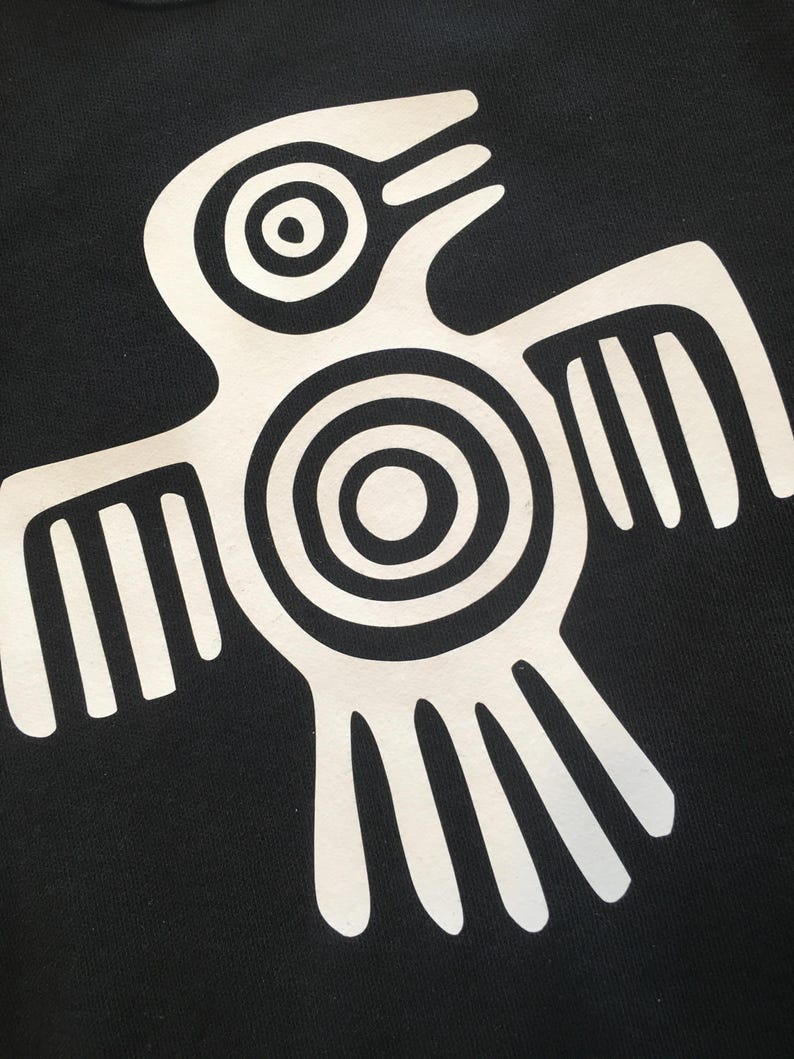 Aztec Eagle Mexican Aztec Eagle ONESIE\u00ae AND Patterned Hat Yoga Baby ONESIE\u00ae Totem Animal Spirit Animal Spirit Two piece outfit