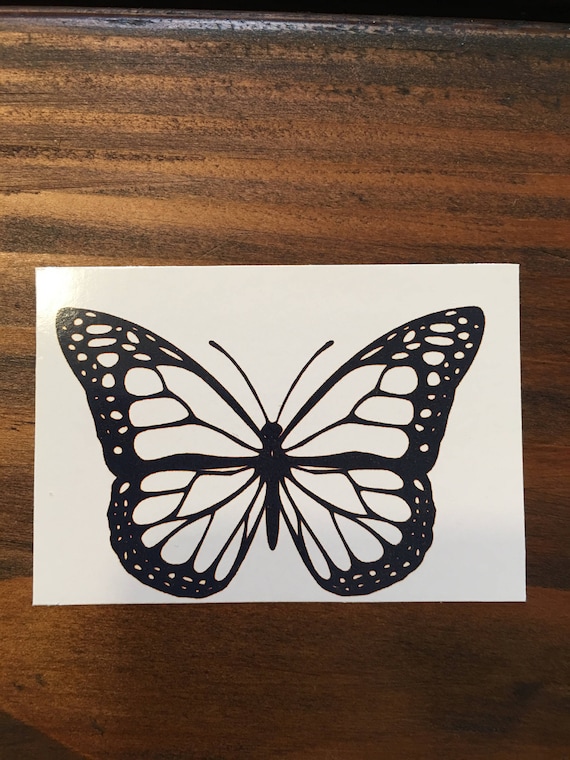 Papillon Tatouage Temporaire Tatouages Papillon Tribal Custom