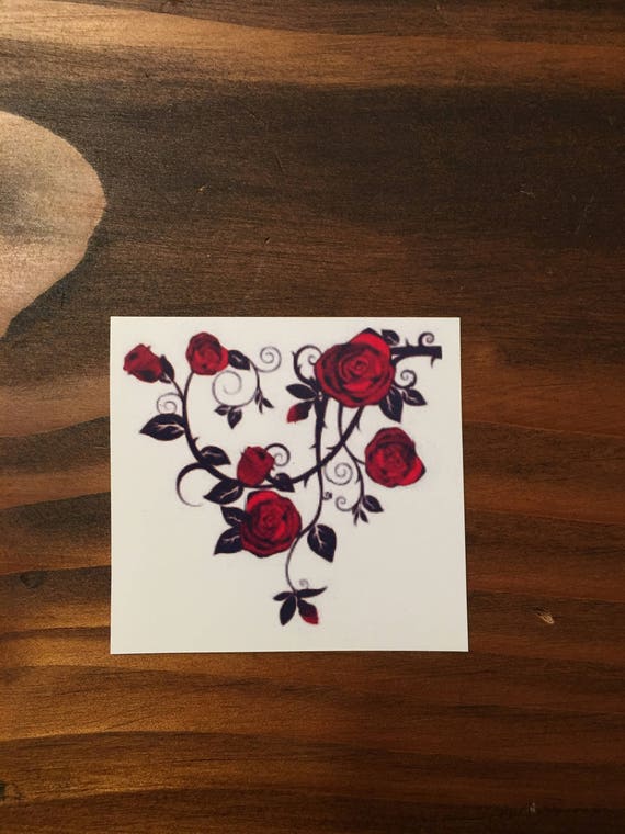 Tatouage De Rose Rouge Red Roses Tribal Rose Tatouage Florale Tatouages Fleur Tatouage