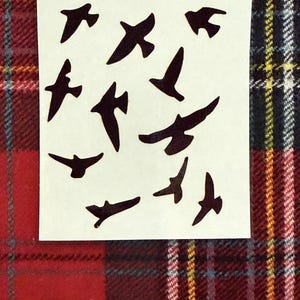Raven Temporary Tattoos, Black Crow, Festival, Custom Tattoos, Free Shipping