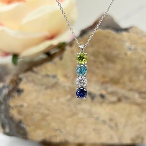 Mothers necklace 4 stones Clearance