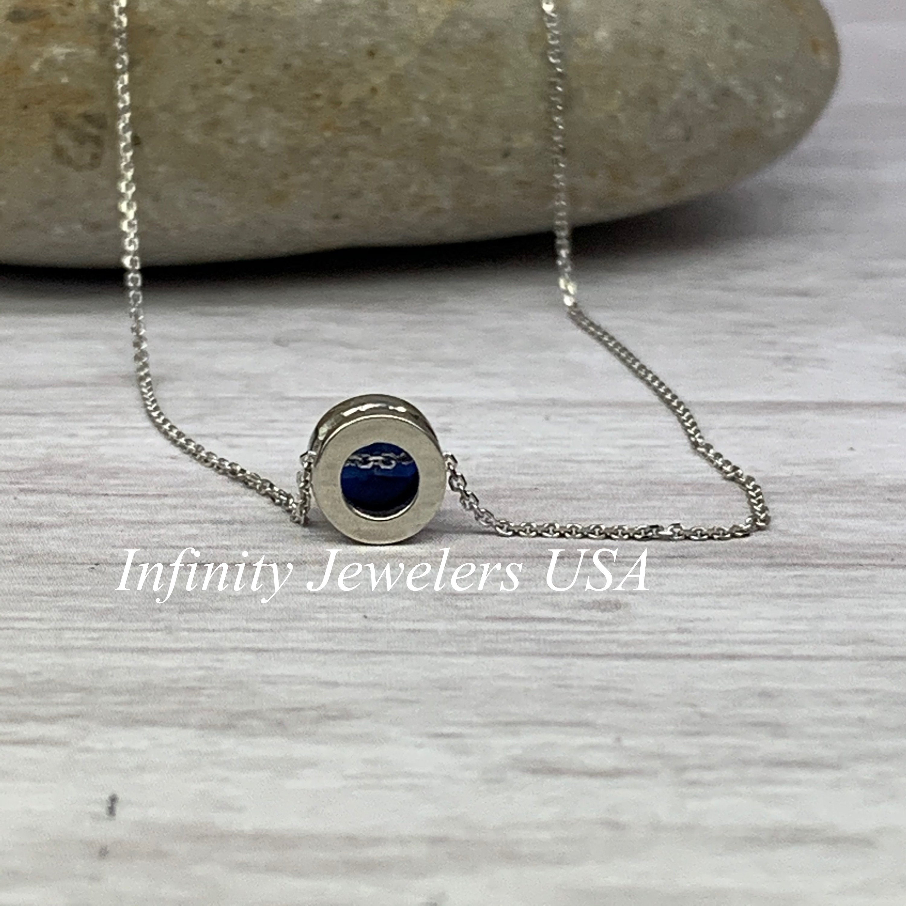 Floating Sapphire Necklace – STONE AND STRAND