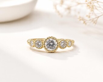 Stackable Diamond Ring 14K Stackable Diamond Wedding Ring Petite Stacking Ring Dainty Diamond Wedding Band Dainty Stacking Diamond Ring 6209