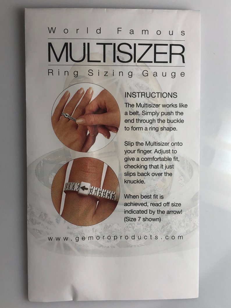 Ring Sizing Gauge