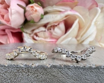 0.38 Ct Lab Grown Diamond Stackable Band – 14k White/Yellow/Rose Gold, Wedding Or Engagement Ring