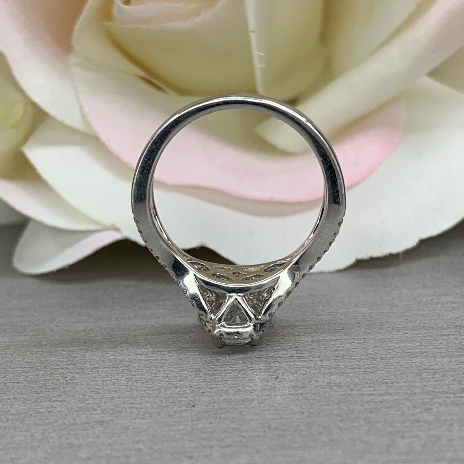 Oval Diamond Ring Gift for Her Bridal Bride to Be Promise Etsy