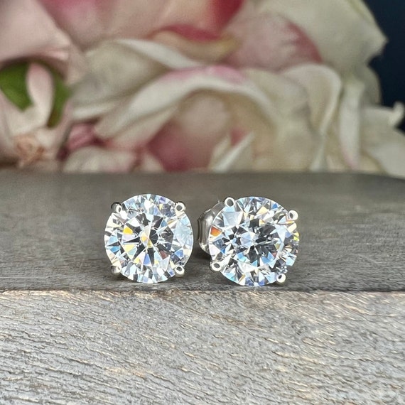 Radiant Cushion Halo Stud Earrings | Diamond Simulant | 925 Sterling S Radiant Cushion Halo Stud Earrings | Diamond Simulant | 925 Sterling S