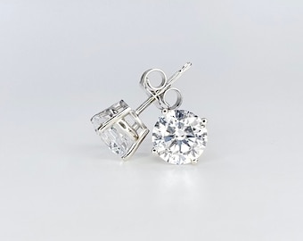 2.00 ctw. Round Stud Earrings, 14k Yellow Gold, Ladies Stud Earring, Unisex Stud Earrings,   #5667