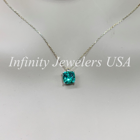 14kt Gold Opal 5x3mm Emerald_Cut Solitaire Pendant 14kt Gold Opal 5x3mm Emerald_Cut Solitaire Pendant