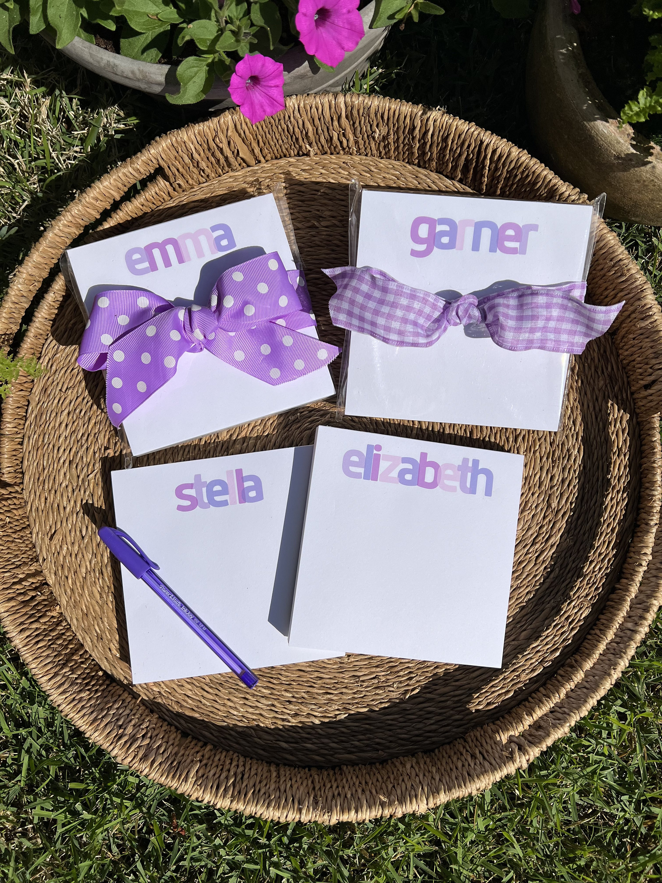 Personalized Notepad With Name in Purple. Perfect for List Making ...